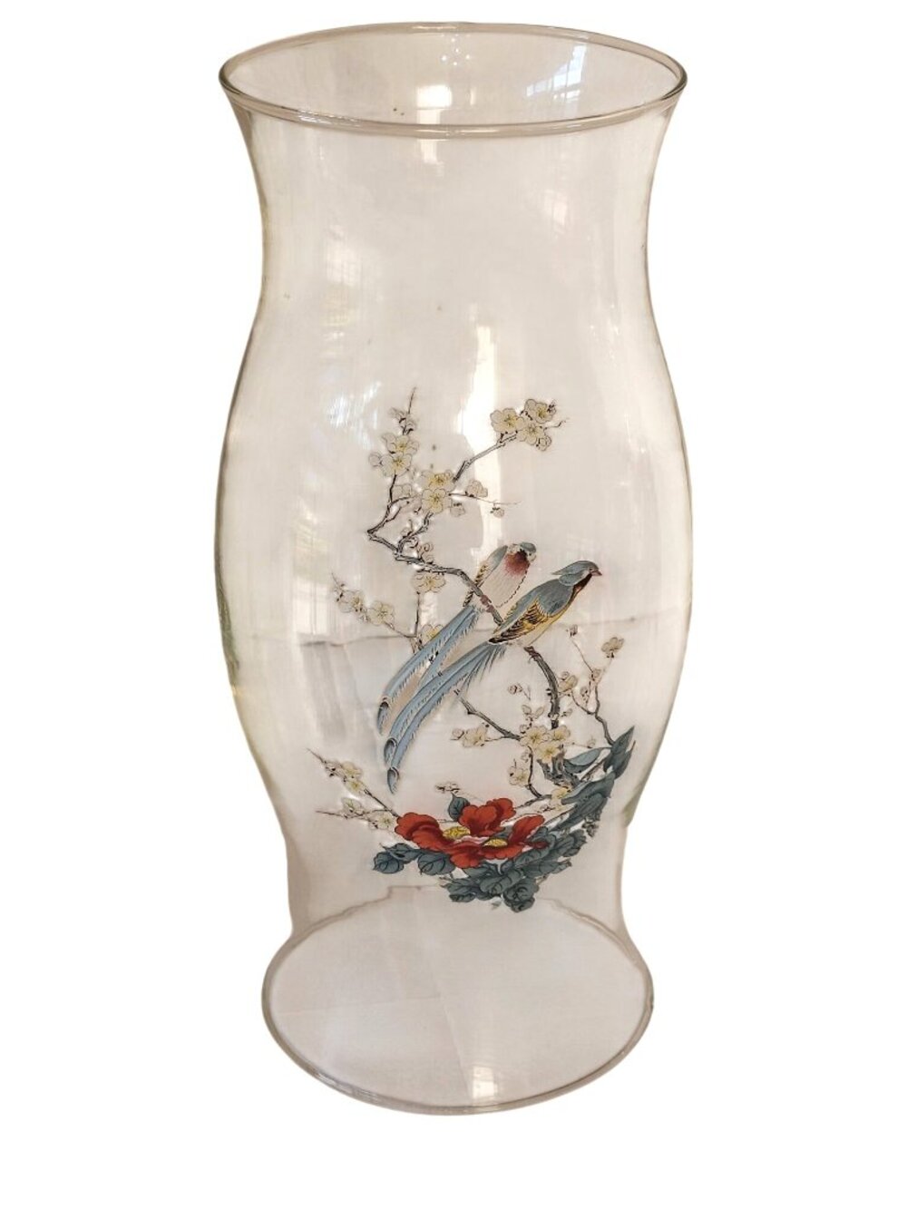 Oriental Hurricane Candle Lamp Shade Chimney 11.5" hourglass globe centerpiece - Picture 2 of 7